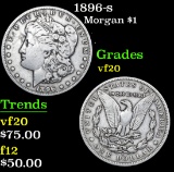 1896-s . . Morgan Dollar $1 Grades vf, very fine