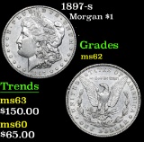 1897-s . . Morgan Dollar $1 Grades Select Unc