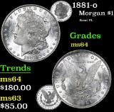 1881-o Semi PL . Morgan Dollar $1 Grades Choice Unc
