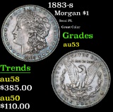 1883-s Semi PL Great Color Morgan Dollar $1 Grades Select AU