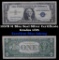 1957B $1 Blue Seal Silver Certificate Grades vf+