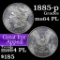 1885-p Morgan Dollar $1 Grades Choice Unc PL