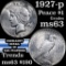 1927-p Peace Dollar $1 Grades Select Unc