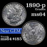 1890-p Morgan Dollar $1 Grades Choice Unc