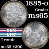 1885-o Morgan Dollar $1 Grades GEM Unc