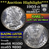 ***Auction Highlight*** 1903-o Morgan Dollar $1 Graded GEM+ Unc By USCG (fc)