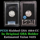 PCGS 1884-cc Morgan Dollar $1 Graded ms64 By PCGS