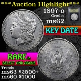 ***Auction Highlight*** 1897-o Morgan Dollar $1 Graded Select Unc by USCG (fc)