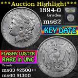 ***Auction Highlight*** 1894-o Morgan Dollar $1 Graded Select Unc By USCG (fc)