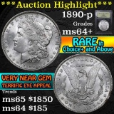 ***Auction Highlight*** 1890-p Morgan Dollar $1 Graded Choice+ Unc By USCG (fc)