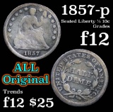 1833 Capped Bust Half Dollar 50c Grades xf