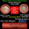 Mixed small cents 1c orig shotgun roll, 1918-s one end, 1896 Indian cent other end