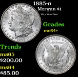 1885-o Very Near Gem . Morgan Dollar $1 Grades Choice+ Unc