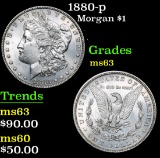1880-p . . Morgan Dollar $1 Grades Select Unc