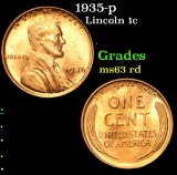1935-p . . Lincoln Cent 1c Grades Select Unc RD