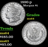 1890-p . . Morgan Dollar $1 Grades Choice Unc
