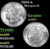 1882-s . . Morgan Dollar $1 Grades GEM+ Unc
