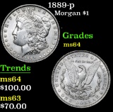 1889-p . . Morgan Dollar $1 Grades Choice Unc