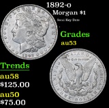 1892-o Semi Key Date . Morgan Dollar $1 Grades Select AU
