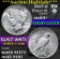 ***Auction Highlight*** 1927-d Peace Dollar $1 Graded Select+ Unc by USCG (fc)