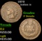 1870 . . Indian Cent 1c Grades f details