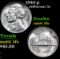1943-p . . Jefferson Nickel 5c Grades GEM 5fs