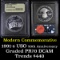 1991-d USO Unc Modern Commem Dollar $1 Graded ms70, Perfection by USCG