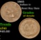 1865 Semi Key Date . Indian Cent 1c Grades xf details