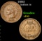 1882 . . Indian Cent 1c Grades xf