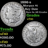 1896-s Key Date Rare in all grades Morgan Dollar $1 Grades vf++
