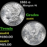 1881-o . . Morgan Dollar $1 Grades Choice Unc