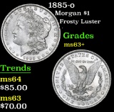 1885-o Frosty Luster . Morgan Dollar $1 Grades Select+ Unc