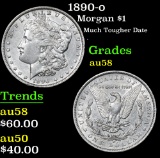 1890-o Much Tougher Date . Morgan Dollar $1 Grades Choice AU/BU Slider