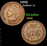 1906 . . Indian Cent 1c Grades xf