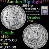 *Auction Highlight* 1894-p Rare In All Grades Key To The Series Morgan $1 Graded vf++ By USCG (fc)