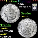 *Auction Highlight* 1880-o Scarce In This Grade . Morgan Dollar $1 Graded Select+ Unc By USCG (fc)