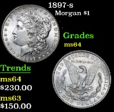 1897-s . . Morgan Dollar $1 Grades Choice Unc