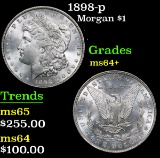 1898-p . . Morgan Dollar $1 Grades Choice+ Unc