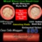 Mixed small cents 1c orig shotgun roll, 1893 Indian Cent, 1917-s Wheat Cent other end