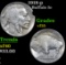 1918-p . . Buffalo Nickel 5c Grades vf++