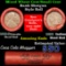 Mixed small cents 1c orig shotgun roll, 1896 Indian Cent, 1919-d Wheat Cent other end