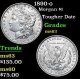 1890-o Tougher Date . Morgan Dollar $1 Grades Select Unc