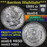 ***Auction Highlight*** 1891-o Morgan Dollar $1 Graded Choice Unc by USCG (fc)