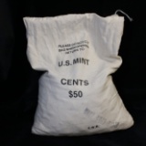*Auction Highlight* Ultra Rare Mint Sewn Bag of 5000 GEM 1995 Lincoln Cents - Unsearched EVER! (fc)