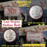 ***Auction Highlight*** Silver City Casino Morgan & Peace Dollar Roll 1890 &1883 Ends Ends (fc)