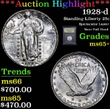 ***Auction Highlight*** 1928-d Standing Liberty Quarter 25c Graded GEM+ Unc by USCG (fc)