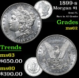 1899-s Semi PL Rare in All Grades Morgan Dollar $1 Grades Select Unc