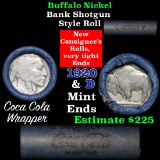 Buffalo Nickel Shotgun Roll in Old Coca-Cola Wrapper 1920 & d Mint Ends (fc)