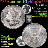 ***Auction Highlight*** 1882-s Morgan Dollar $1 Graded Choice Unc+ DMPL by USCG (fc)