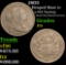 1803 Draped Bust Large Cent 1c Grades f+